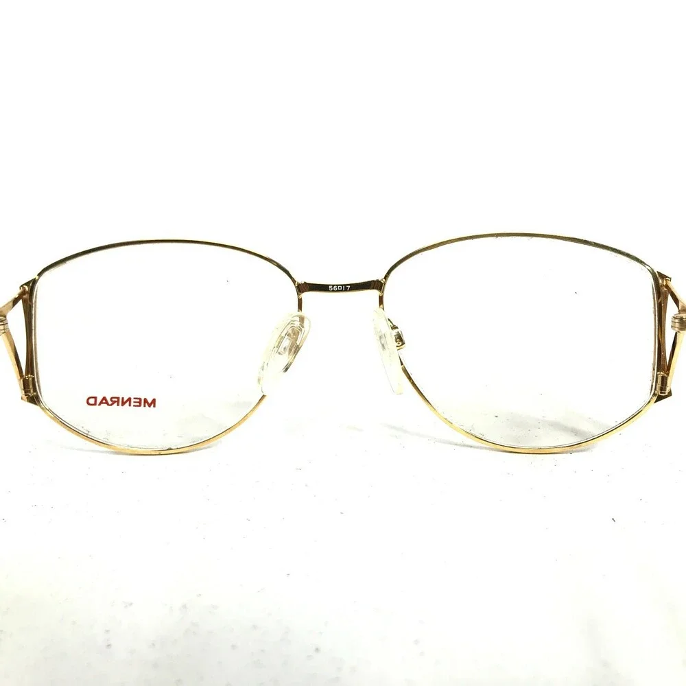 Menrad MOD.808-250 Eyeglasses Frames Gold Round Oval Full Rim 56-17-125